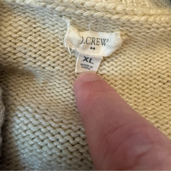 J. Crew Cowl Neck Cardigan Sweater Size XL - Picture 2 of 4